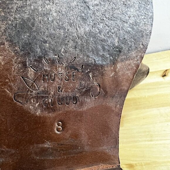Musse & Cloud Anisse Western Boots Ankle Bootie Boho Festival Leather Size 8 - Picture 10 of 11